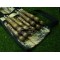Набор из 10 шампуров с деревянной рукой - "Дефада-М-45" , образца 2018 года,  ручка "Бук", цвет "Старый дуб" в чехле Oxford, длина до витка спирали - 45 см, фото 2 - shampuria.ru