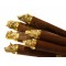 Набор из 6 шампуров с  ручкой из ВЕНГЕ,  длина до витка - 40 см - "Дефада-М-40-Элит" , , длина до витка спирали - 40 см, фото 4 - shampuria.ru